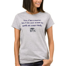 Rolig RN Sjuksköterska T-Shirt | Registrerad Sjuks
