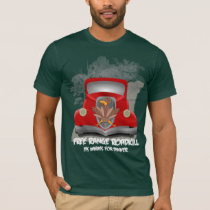 Rolig Roadkill skjorta Tee