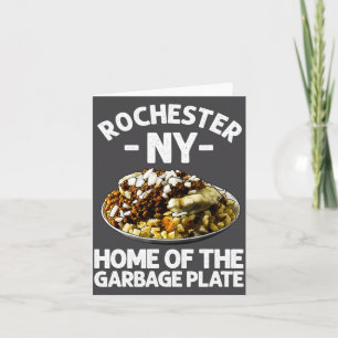 Rolig Rochester Ny Garbage Plate Present Cool New Kort