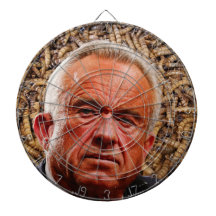 Rolig rödansiktad Robert F. Kennedy Jr & hjärnmask
