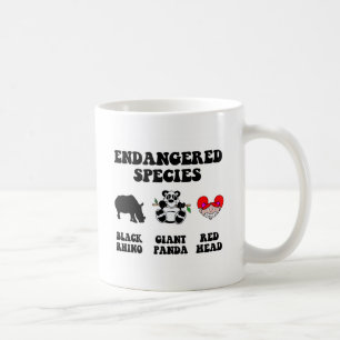 Rolig rödhårig kaffemugg