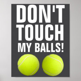 Rolig Röer Inte Min Pandemi Tennis Poster