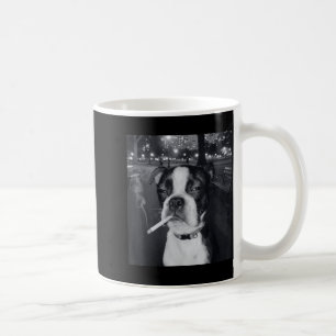 Rolig Rökande Hund Meme Cigarett Gen Z Meme Hund Ä Kaffemugg