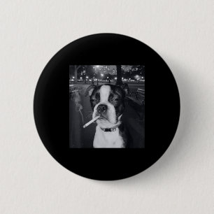 Rolig Rökande Hund Meme Cigarett Gen Z Meme Hund Ä Knapp