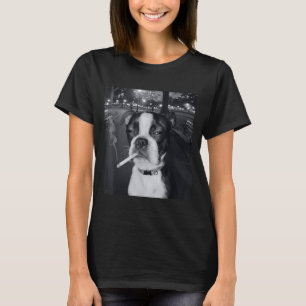 Rolig Rökande Hund Meme Cigarett Gen Z Meme Hund Ä T Shirt