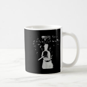 Rolig Rökande Hund Meme Kaffemugg