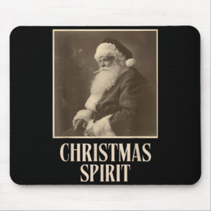 Rolig rökande jultomte jul Srit Vintage Musmatta