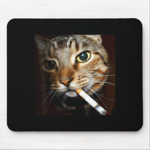 Rolig rökande katt meme mörk humor sarkastisk katt musmatta