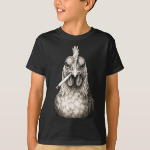 Rolig rökande kycklingcigarett Gen Z-meme gård An T Shirt