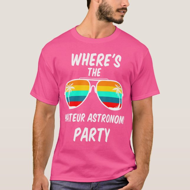 Rolig Rolig Amatör Astronomi T Shirt (Framsida)