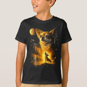 Rolig Rolig Chihuahua Ylande Mån Mystisk T Shirt