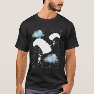Rolig Rolig Fallskärmsdesign För Män Kvinnor Skydi T Shirt