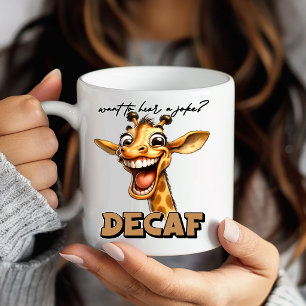 Rolig rolig giraff kaffemugg humor