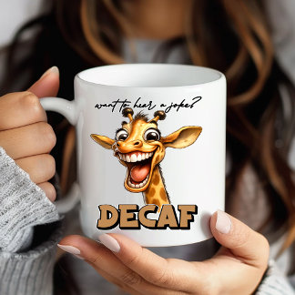 Rolig rolig giraff kaffemugg humor