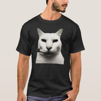 Rolig rolig katt meme rökande katt cigarett t shirt