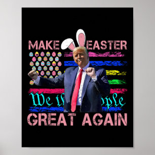 Rolig Rolig Påsk Stör Påsken Igen Trump Dancerar P Poster