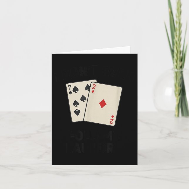 Rolig rolig poker, jag viker inte ens mina kläder kort (Framsida)