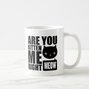 Rolig roligt är dig kattungen som jag som är kaffemugg