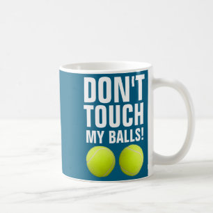 Rolig Rör Inte Min Pandemitennis Kaffemugg
