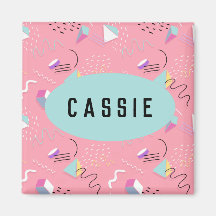 Rolig rosa 1990-tals retro-grafik