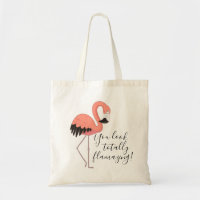 Rolig Rosa Flamingo Helt Flamazing Skripttext
