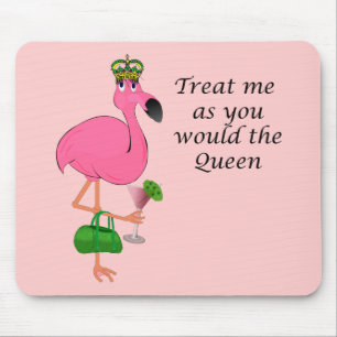 Rolig rosa Flamingo Mousepad Musmatta
