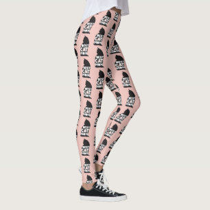 Rolig Rosa Mors Dag Bästa Kattmamma Någonsin Leggings