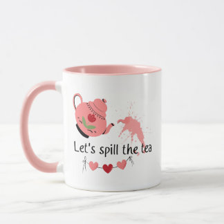 Rolig Rosa Tekanna Söt Gossip Girl Kaffemugg