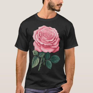 Rolig Roskonst för röda rosor Florist T Shirt
