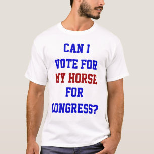 Rolig Röst På Min Häst För Kongressen Politisk T Shirt