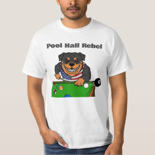 Rolig Rottweiler i Biljardhall T Shirt