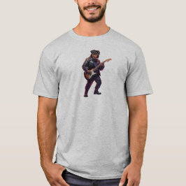 Rolig Rottweiler Rockstjärna T-Shirt