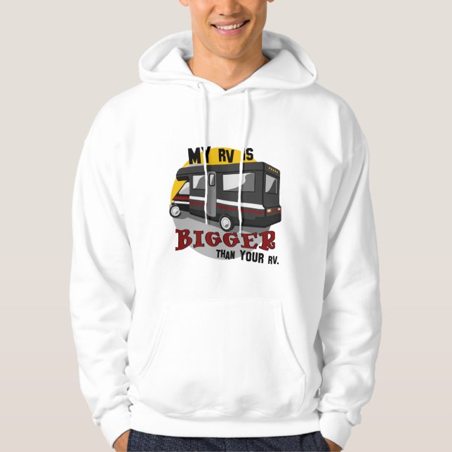 Rolig RV som campar hoodien Hoodie (Framsida)