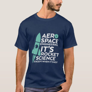 Rolig rymd som iscensätter T-tröjaraketvetenskap T-shirt