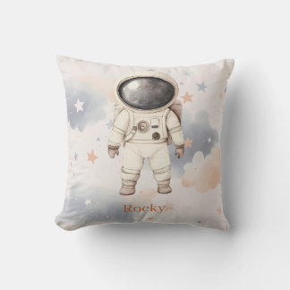 Rolig rymdastronaut Barns  Kudde