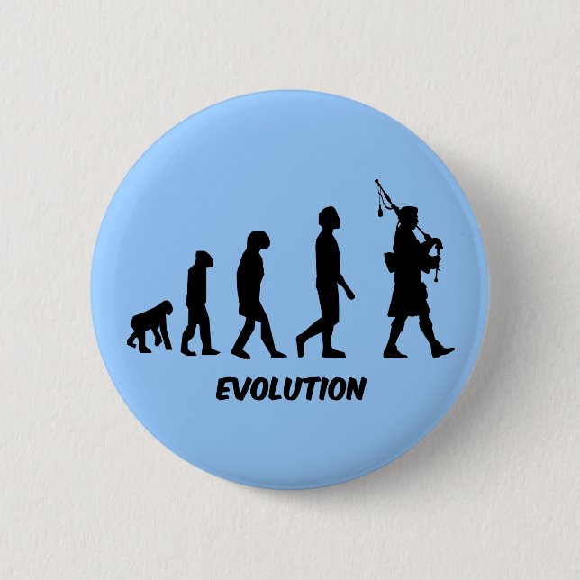 Rolig säckpipa knapp (Framsida)