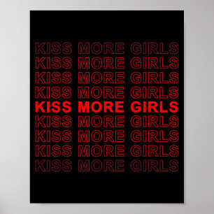 Rolig Säg Kissa Fler Flickor Biual Gay Lesbisk Män Poster