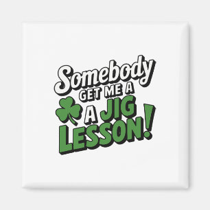 Rolig Saint Patricks Day Irländsk Stolthet Shamroc Magnet