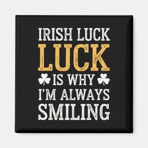 Rolig Saint Patricks Day Irländsk Stolthet Shamroc Magnet