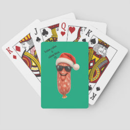 Rolig salami kyssar jul casinokort