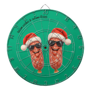 Rolig salami kyssar jul darttavla