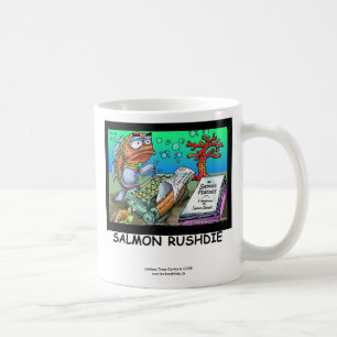 Rolig Salman Rushdie Fisk Kaffe Mugg
