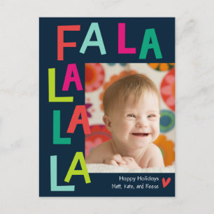 Rolig sång REDIGERBAR FÄRG Högtidskort Helg Vykort