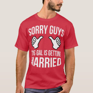 Rolig Sängkammare Hen Förlovningspresent Brud T Shirt