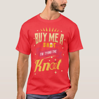 Rolig Sängkammare Shot Glass Brudgum Brudgummens V T Shirt