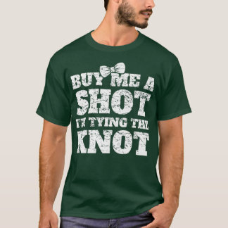 Rolig Sängkammare Shot Glass Brudgum Brudgummens V T Shirt