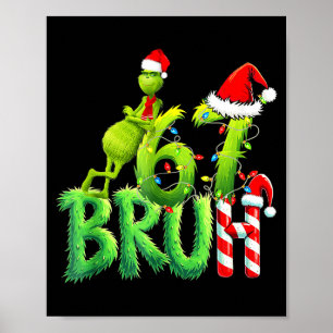 Rolig Santa Bruh Jul Meme 6 Present Män, Kvinnor Poster