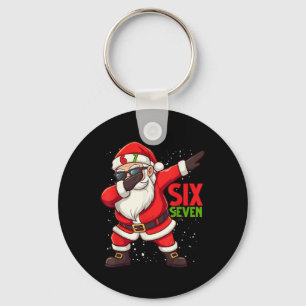 Rolig Santa Dab Sex Sju Jul 67 Meme Gen Al Nyckelring