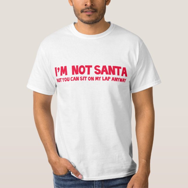Rolig Santa skjorta Tee (Framsida)