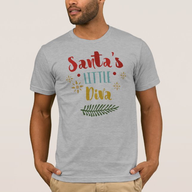Rolig Santas lite skjorta för Divajul | T-shirt (Framsida)